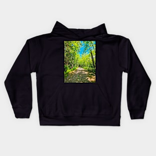 Road Through The Trees Kids Hoodie